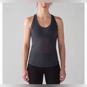 Lululemon Revitalize Tank in Blue Tied